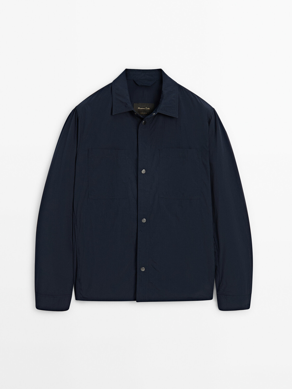 

Легкая водонепроницаемая рубашка. Massimo Dutti, синий