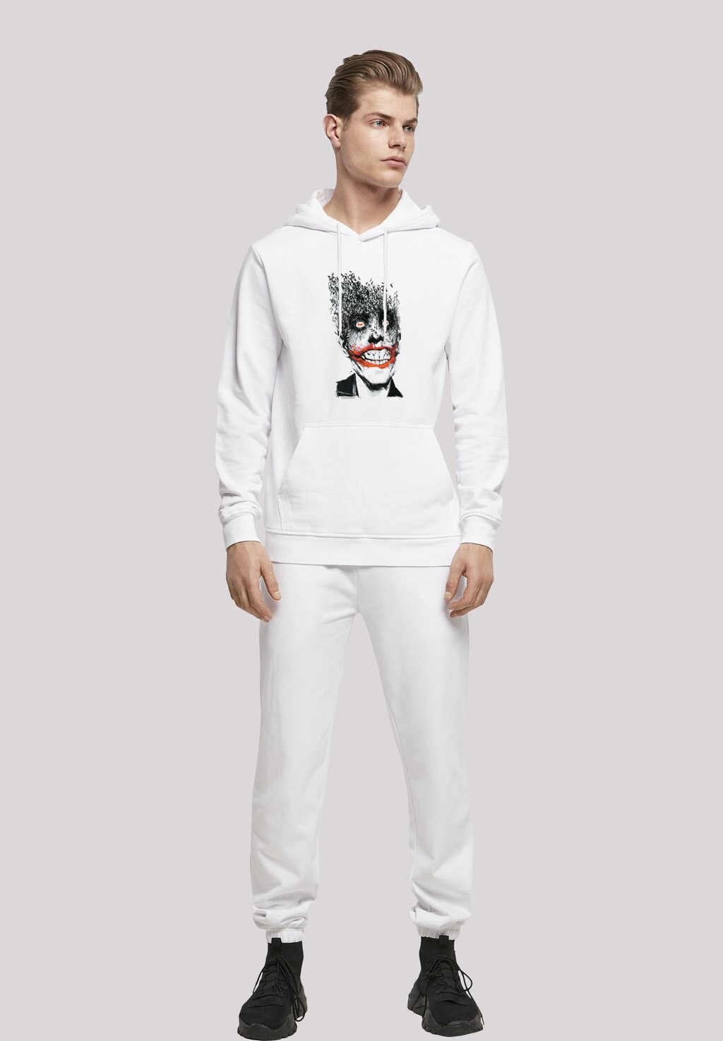 

Толстовка с капюшоном BATMAN SUPERHELD THE JOKER BATS F4NT4STIC, белый