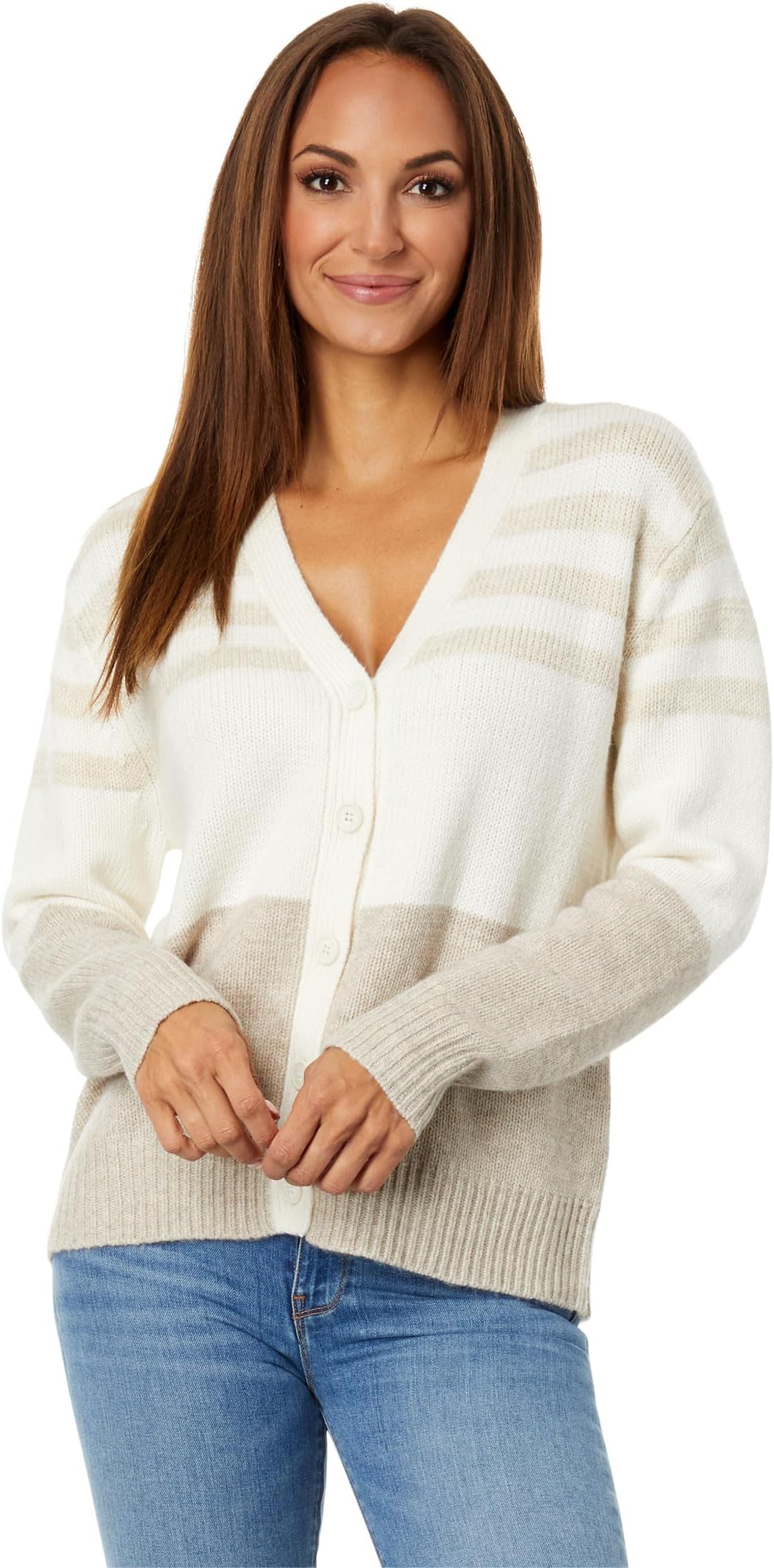 

Свитер Splendid Genevra Cardigan, цвет Neutral Stripe