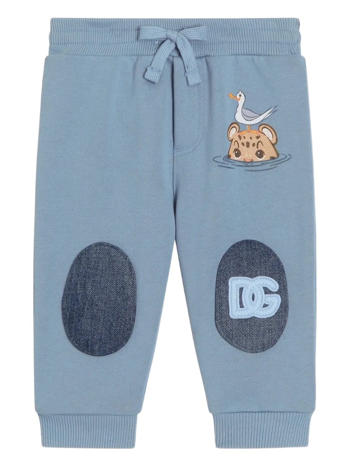 Брюки с логотипом Dolce & Gabbana Kids