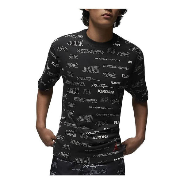 

Футболка Air Jordan Full Flight MVP Short Sleeve T-Shirts 'Black', черный