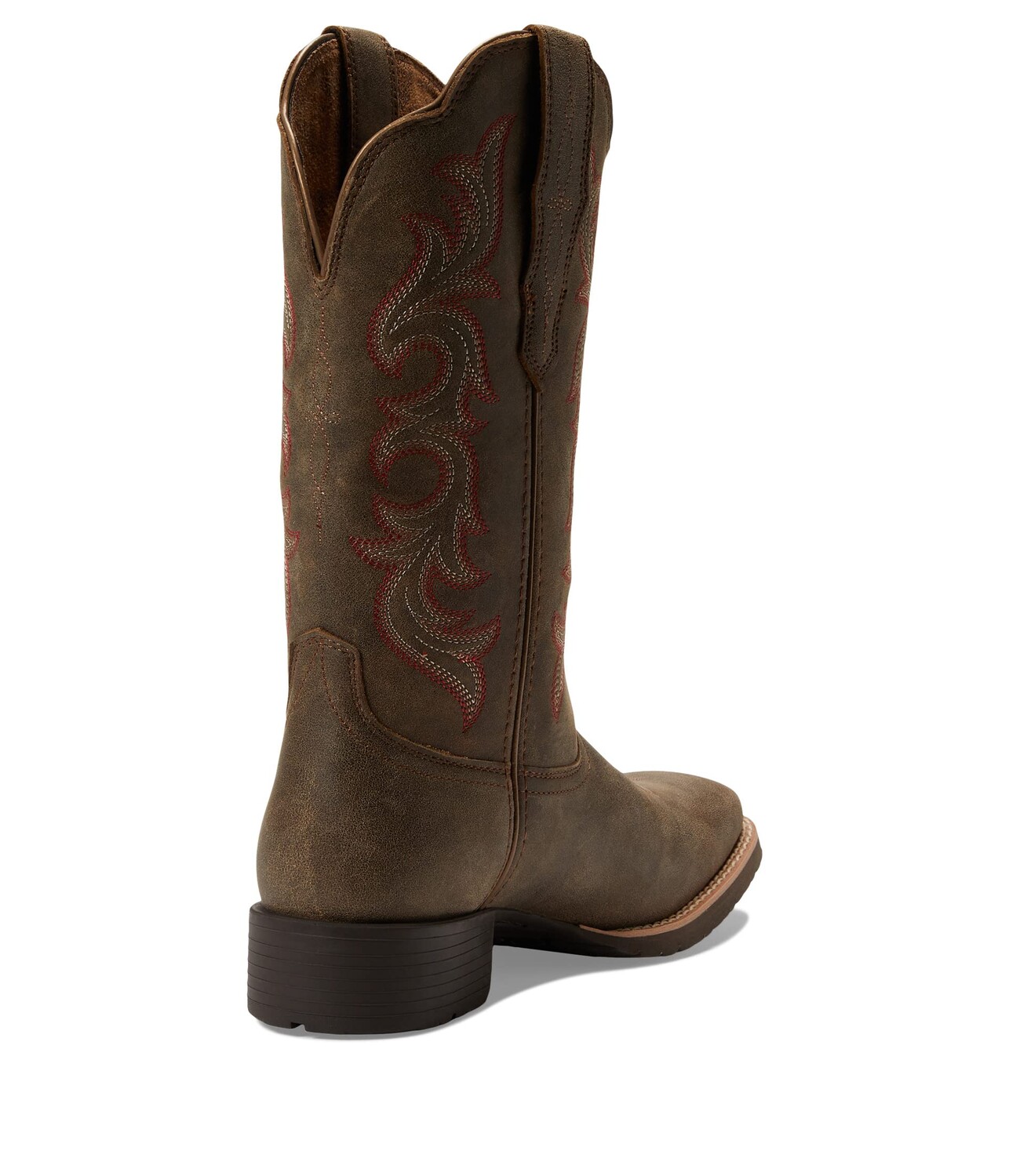 Сапоги женские Ariat Hybrid Rancher Stretch Fit ковбойские с вышивкой, коричневый — фото 3