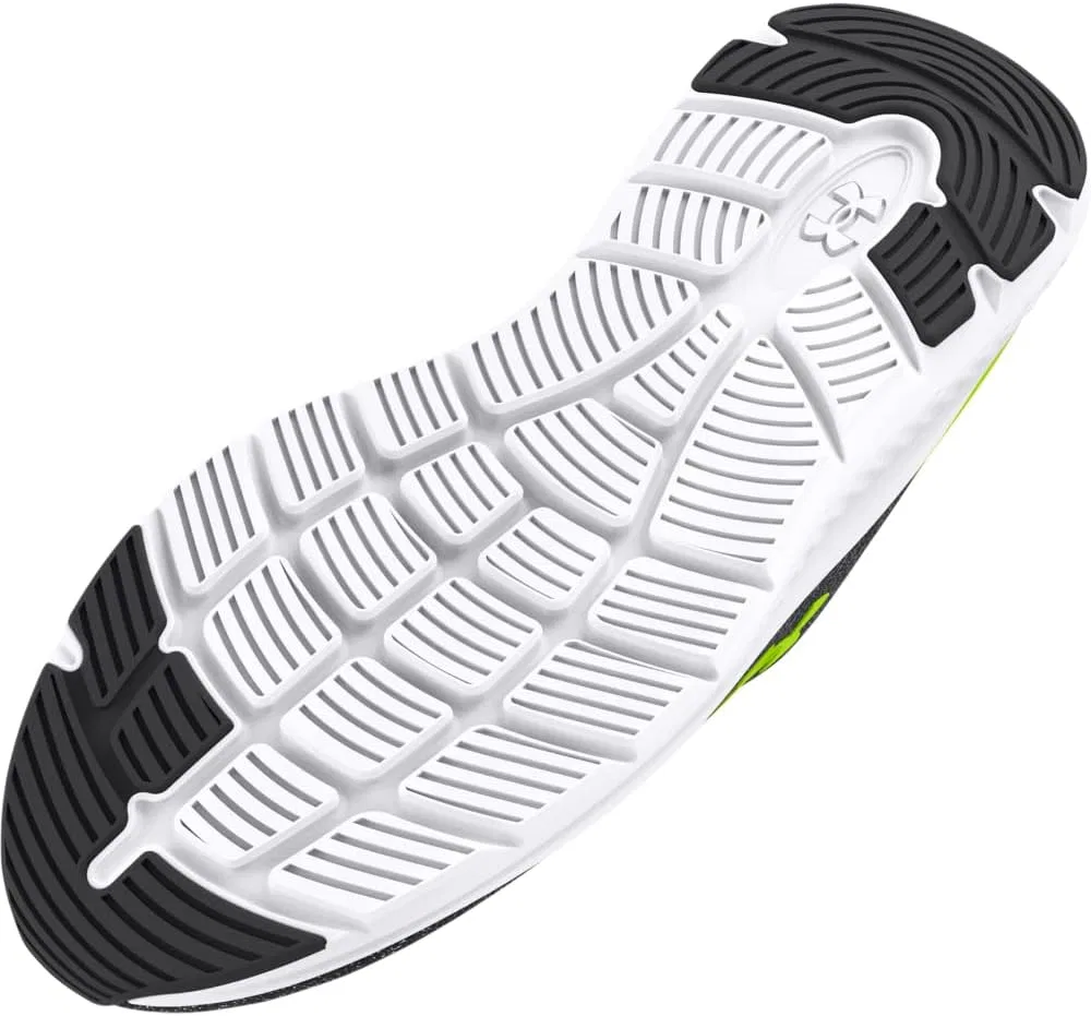 Мужские беговые кроссовки Under Armour UA Charged Impulse 3 Knit, 104 Anthracite Anthracite High Vis Yellow — фото 3