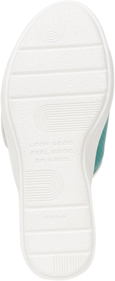 Сандалии Dr. Scholl's Time Off Set Slide Sandal, цвет Court Green Microfiber — фото 3