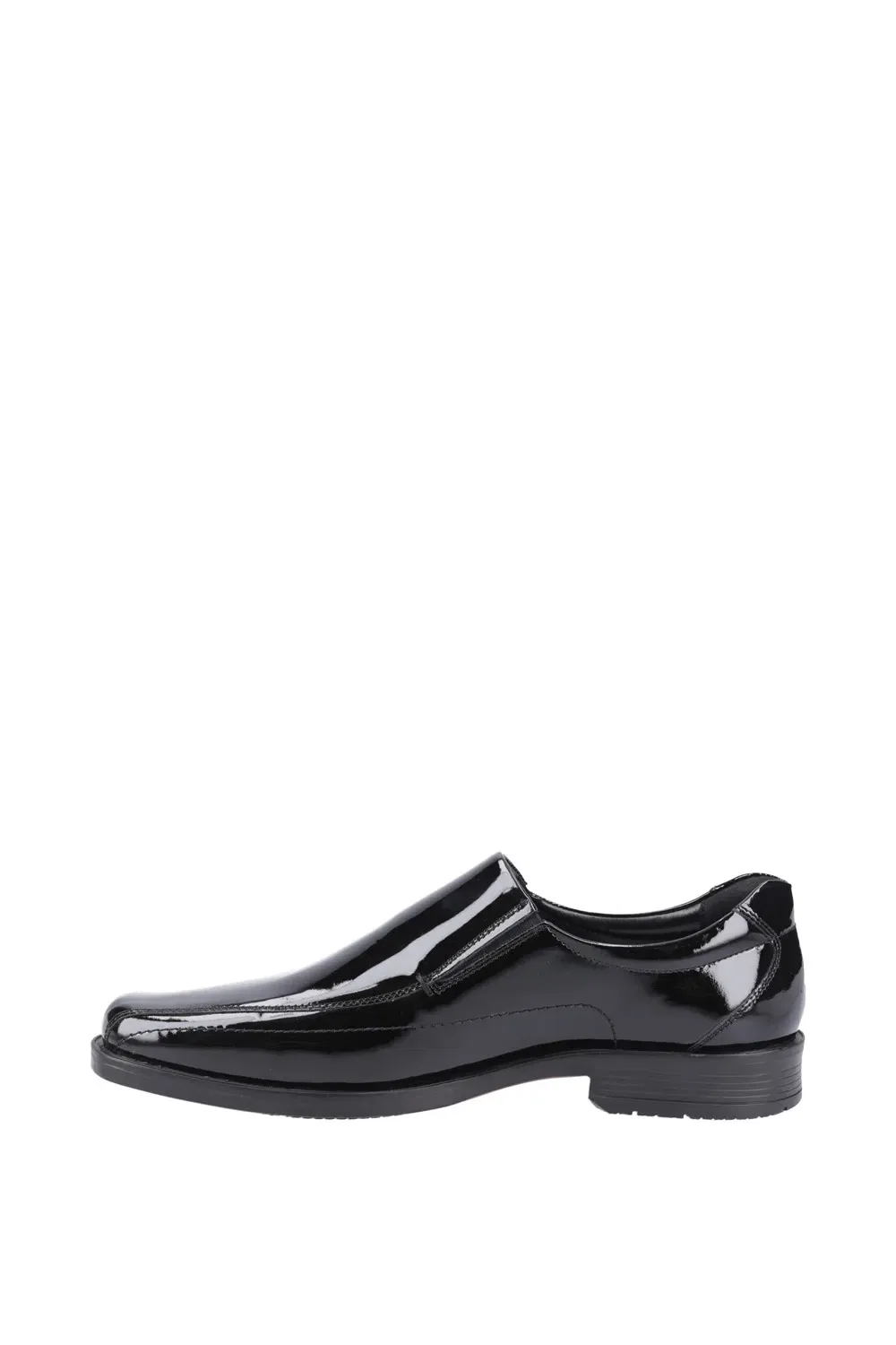 Мужские повседневные туфли Brody Slip On Patent Hush Puppies, черный — фото 4