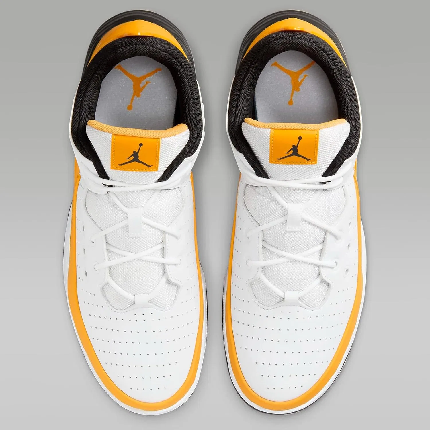 Мужские баскетбольные кроссовки Nike Jordan Max Aura 5, Yellow Ochre Black White — фото 2