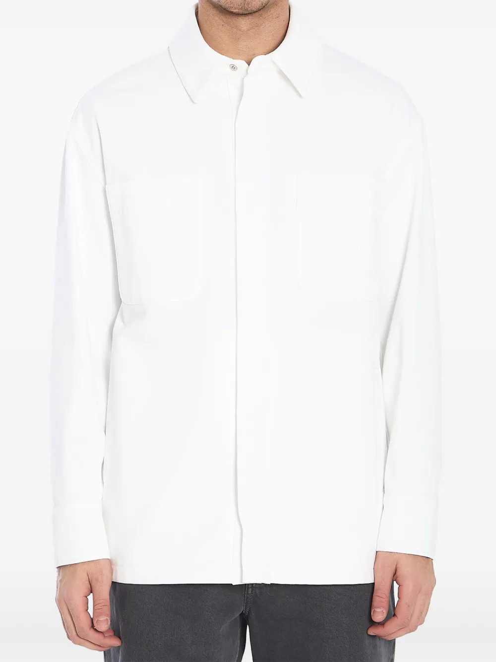 

Куртка-рубашка Selleria Fendi, белый