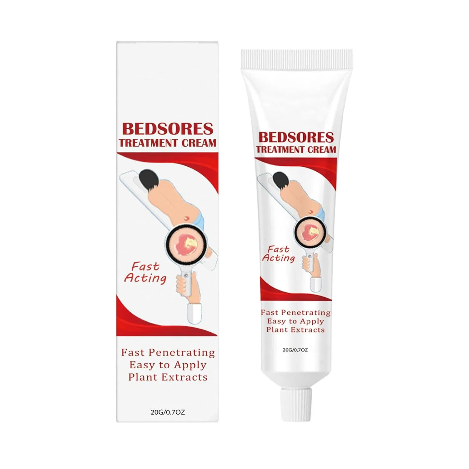Увлажняющий крем для лечения пролежней Generisch, 1Pcs