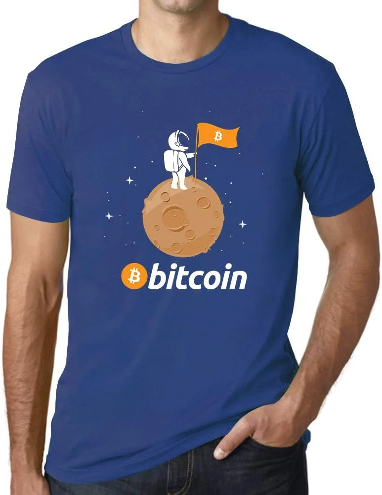 

Футболка мужская Bitcoin Astronaut HODL BTC, Vintage Ultrabasic