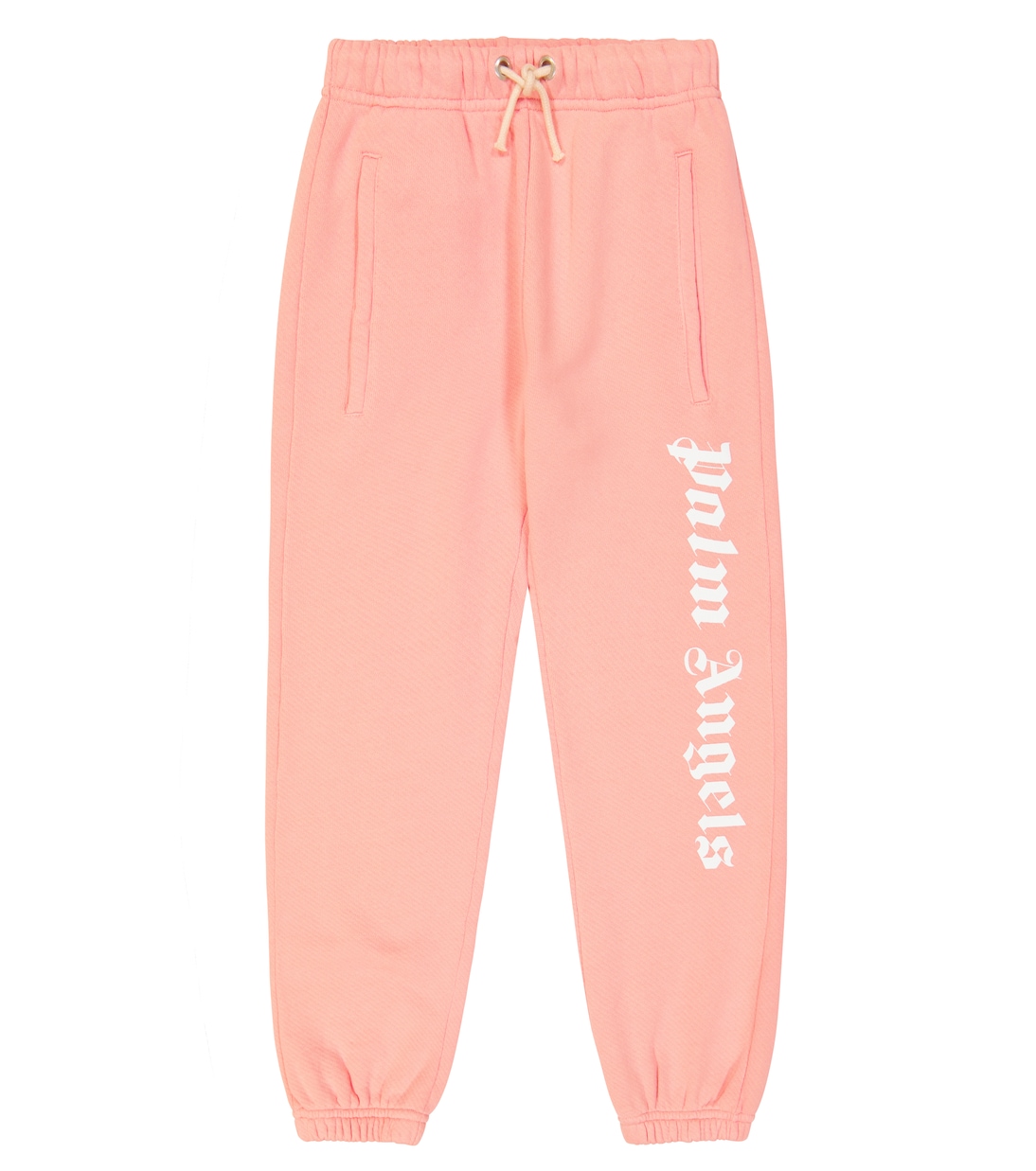 

Хлопковые спортивные штаны с логотипом Palm Angels Kids, Pink White