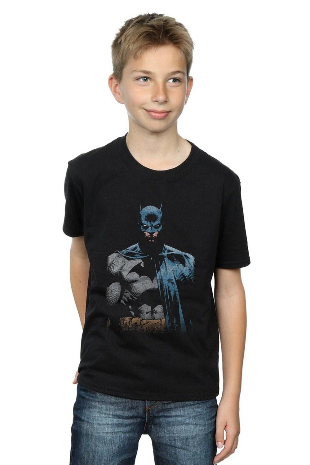 

Футболка с изображением Бэтмена DC Comics, черный