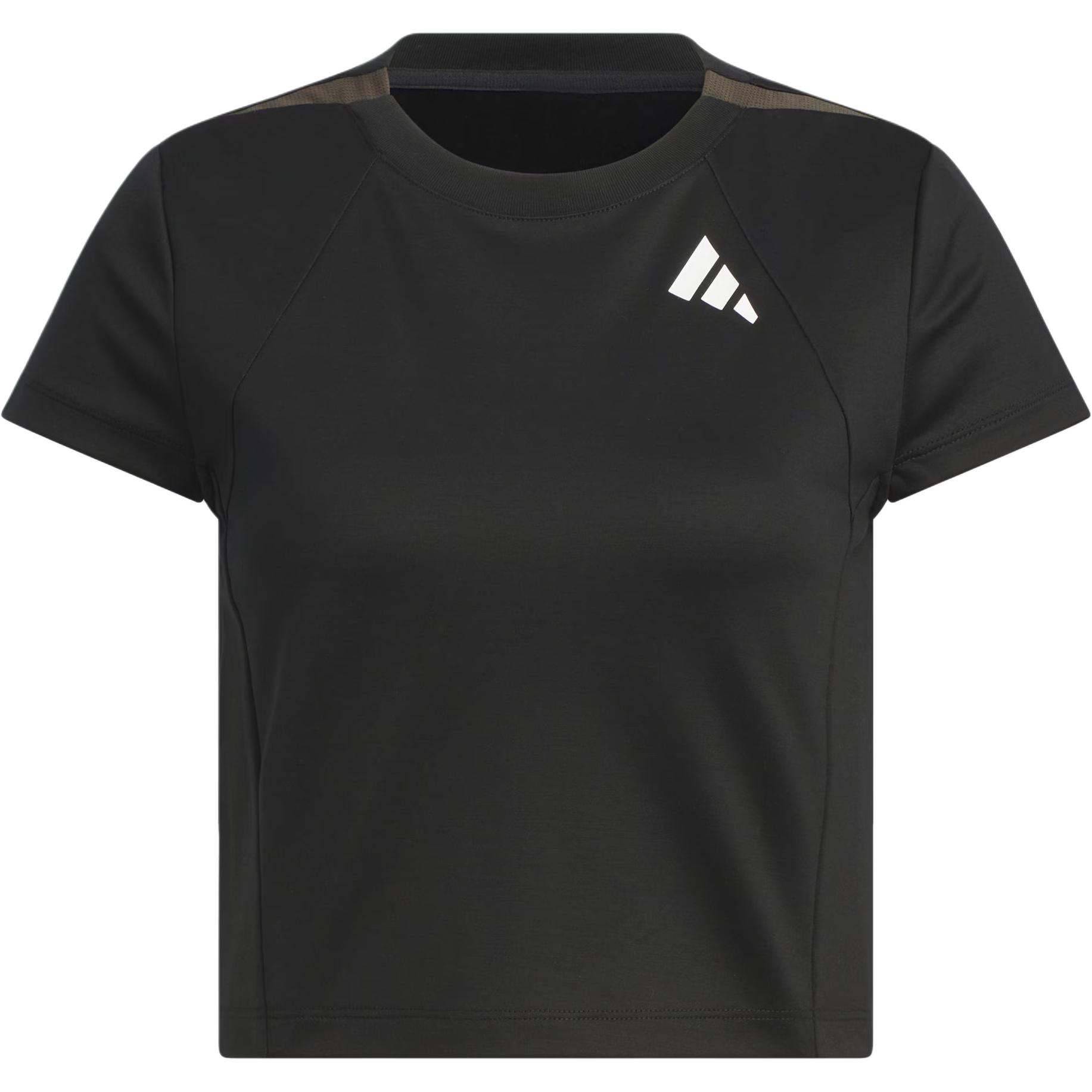 

Adidas Футболка с рукавами реглан, женская, черная, осень-зима 2024