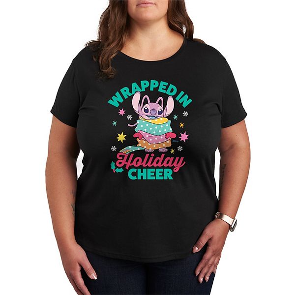 

Футболка Lilo and Stitch Angel Plus Size Holiday Cheer Disney