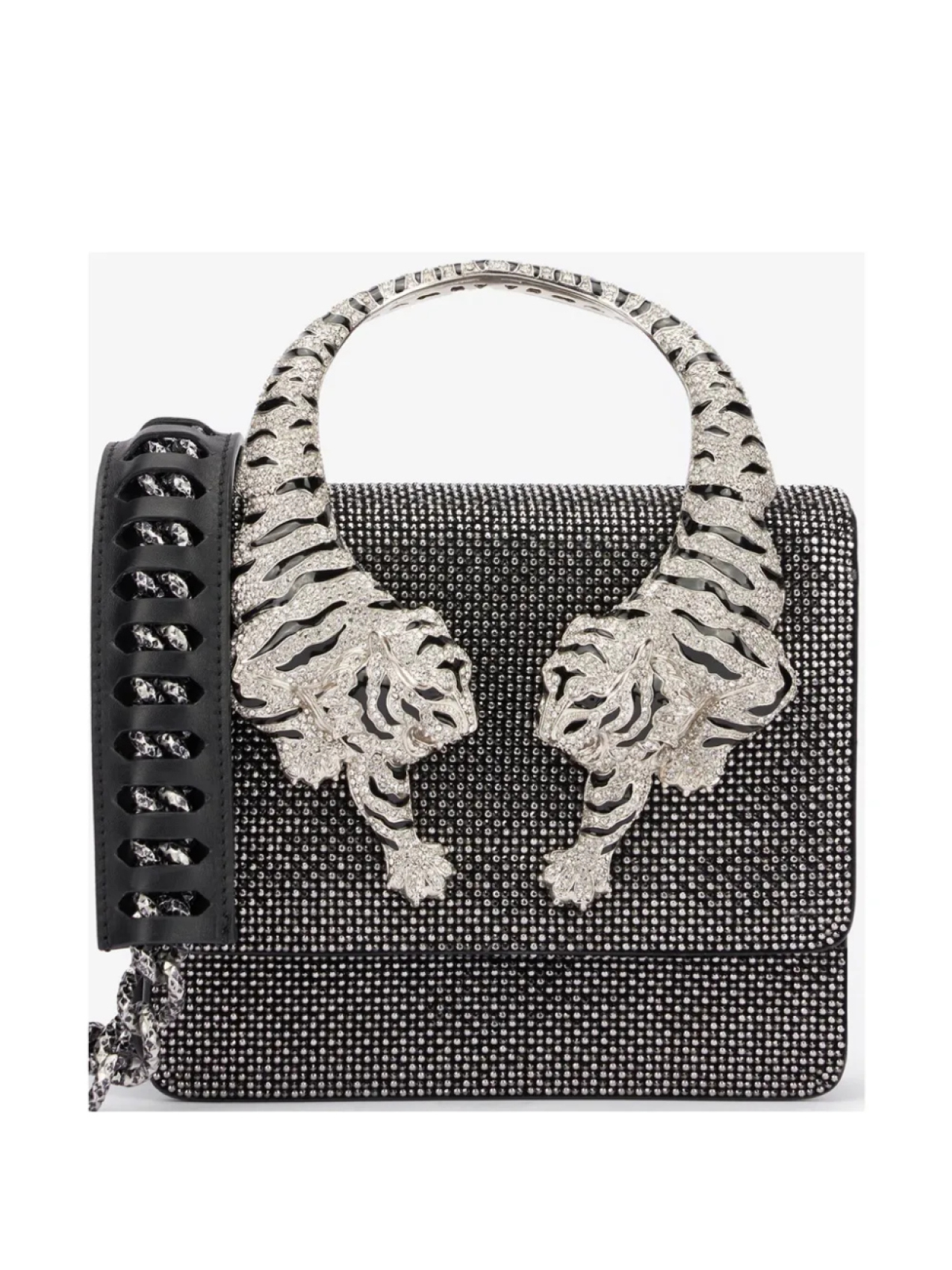 

Мини-сумка Roberto Cavalli Roar, черный