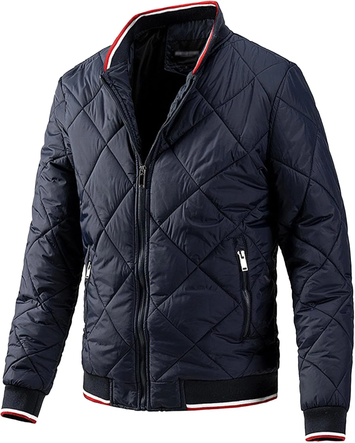 Мужская повседневная хлопковая утепленная куртка, легкая, теплая, ветрозащитная, пуховая куртка на молнии, ветровка, рабочая куртка — фото 3