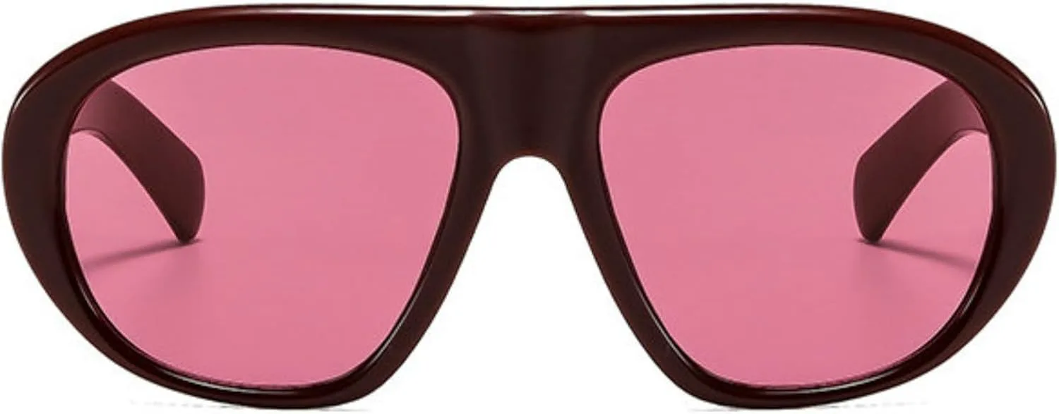 

Солнцезащитные очки Willochra Retro Oversized Pilot для женщин, винтажные, модные, в стиле 70-х, большие, цвета шампанского, с защитой от УФ-излучения, C4