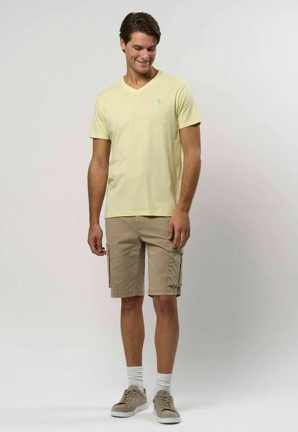 Базовая футболка umcem U.S. Polo Assn., Wax Yellow — фото 2