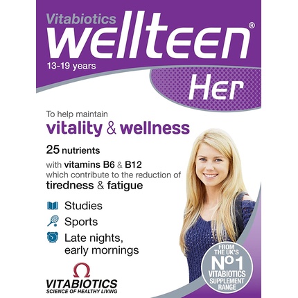 

Wellteen Her Original, 30 таблеток, Vitabiotics