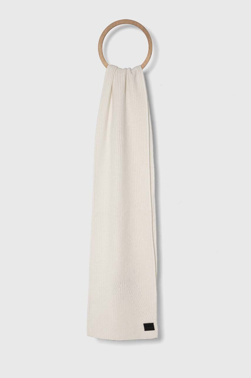 

Шарф с добавлением шерсти AllSaints, бежевый