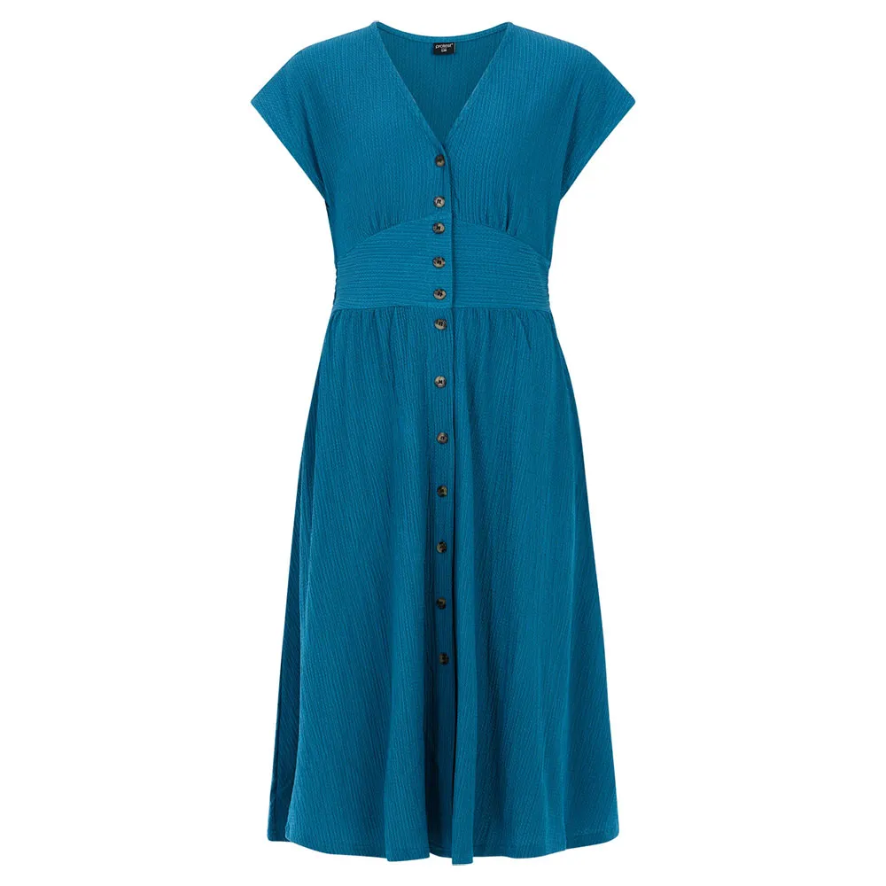 

Платье Protest Nieve short sleeve midi, синий