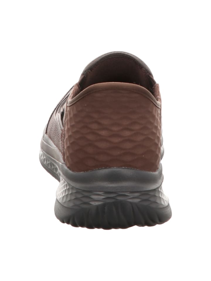 Skechers Спортивные лоферы коричневого цвета — фото 4