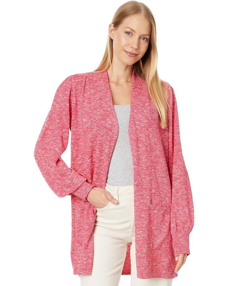 

Свитер NIC+ZOE Coffee Run Cardigan, цвет Bright Rose