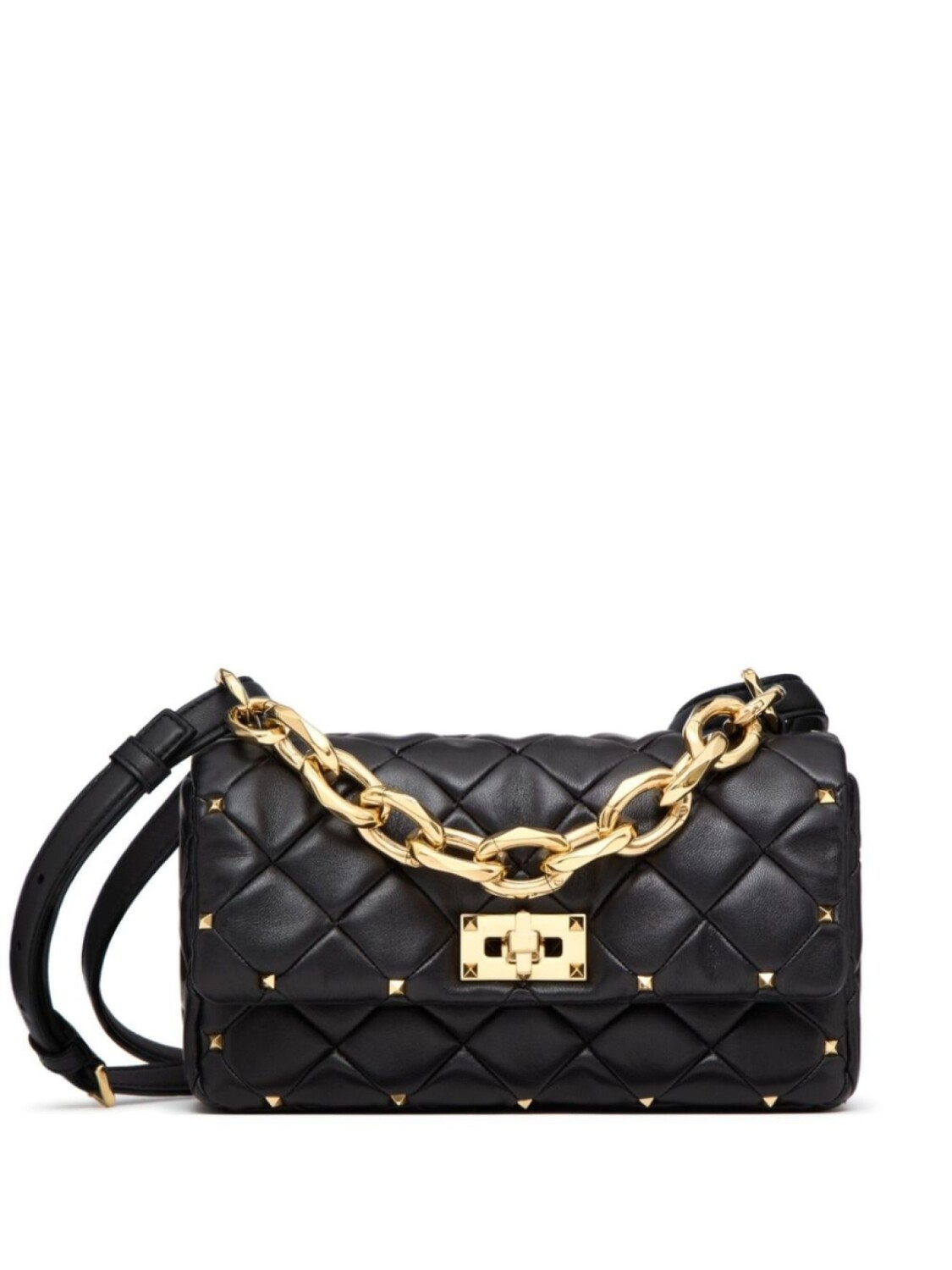 

Valentino Garavani сумка на плечо Rockstud Spike, черный
