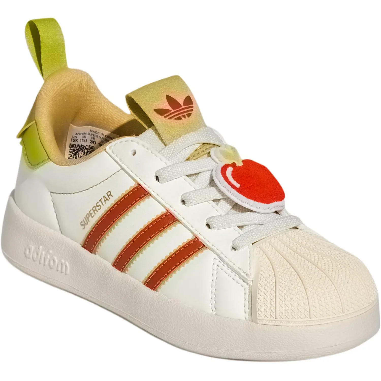 Adidas Originals AdiFOM Superstar 360 низкие детские скейтборд кроссовки Jade White — фото 4