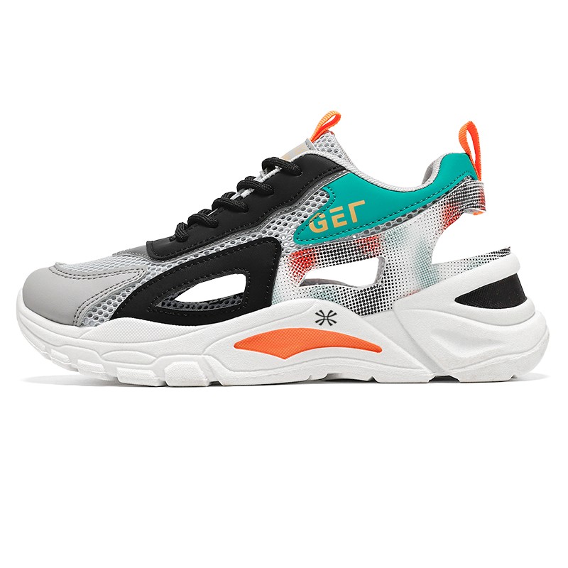 

Дышащие низкие повседневные кроссовки для подростков YUZHAOLIN, серый/зеленый