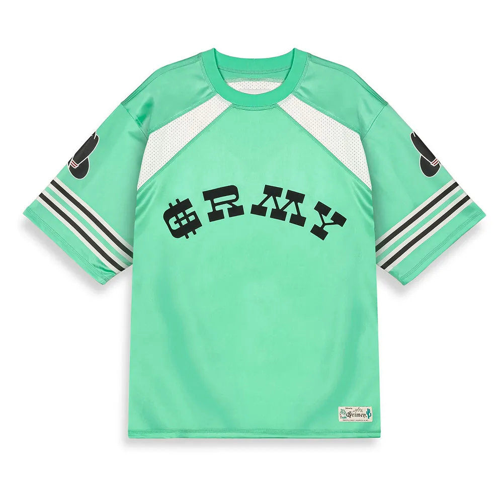

Футболка с коротким рукавом Grimey Lone Hand Mesh Football, зеленый