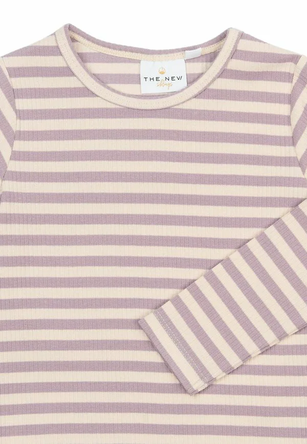 Футболка с длинным рукавом tnstfro l_s tee The New Siblings, Sea Fog Striped — фото 3