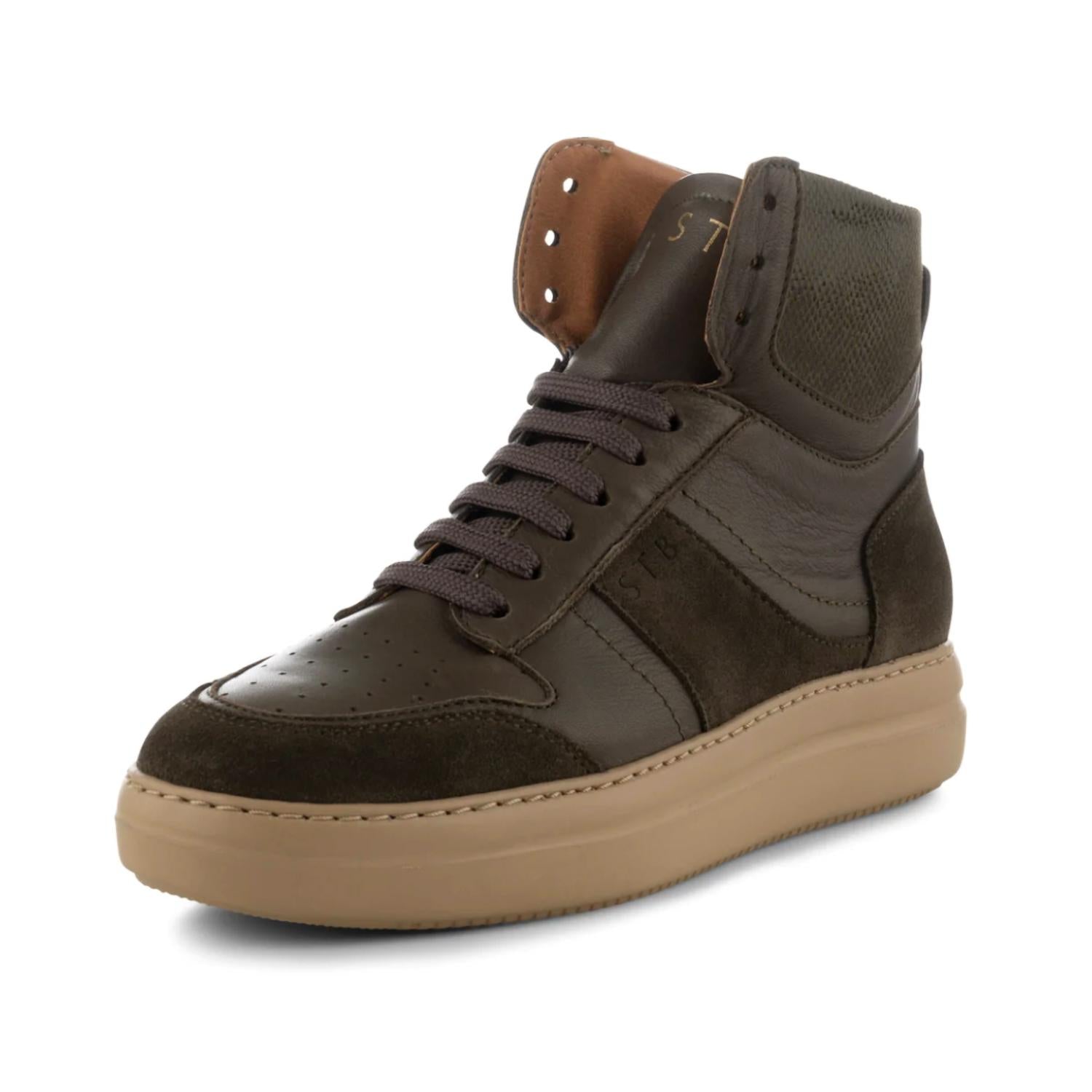 Женские высокие кроссовки Valda цвета хаки Shoe the Bear — фото 4