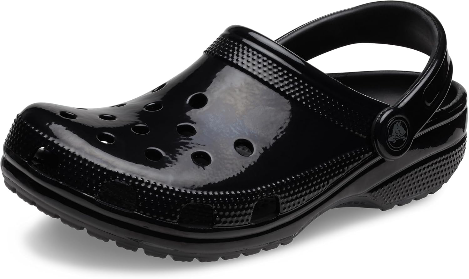 

Кроксы для взрослых унисекс Classic High Shine Crocs, черный
