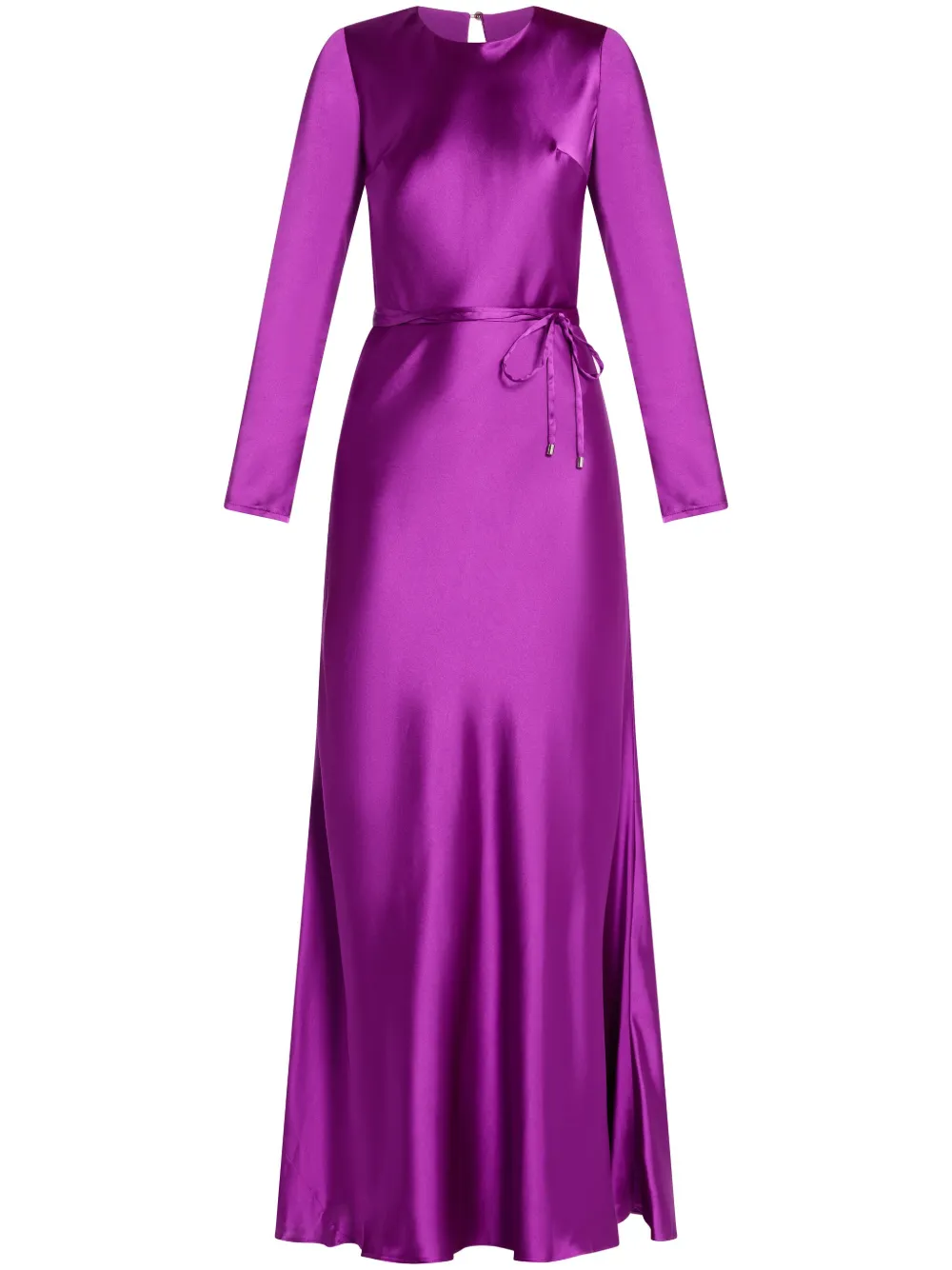 

Платье макси с завязками Monique Lhuillier, фиолетовый