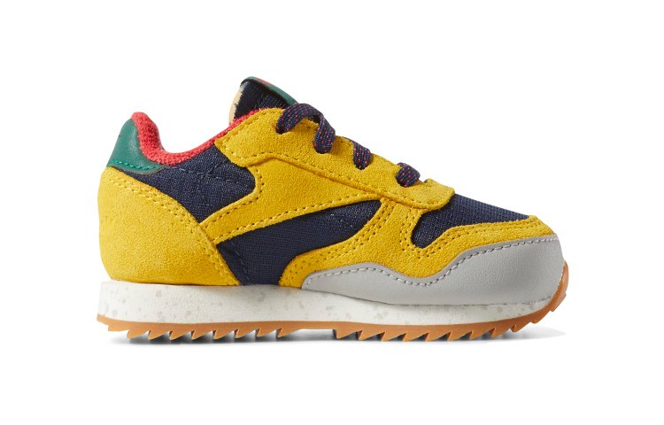 Классические кожаные низкие кроссовки для малышей Infant And Toddler Reebok — фото 3