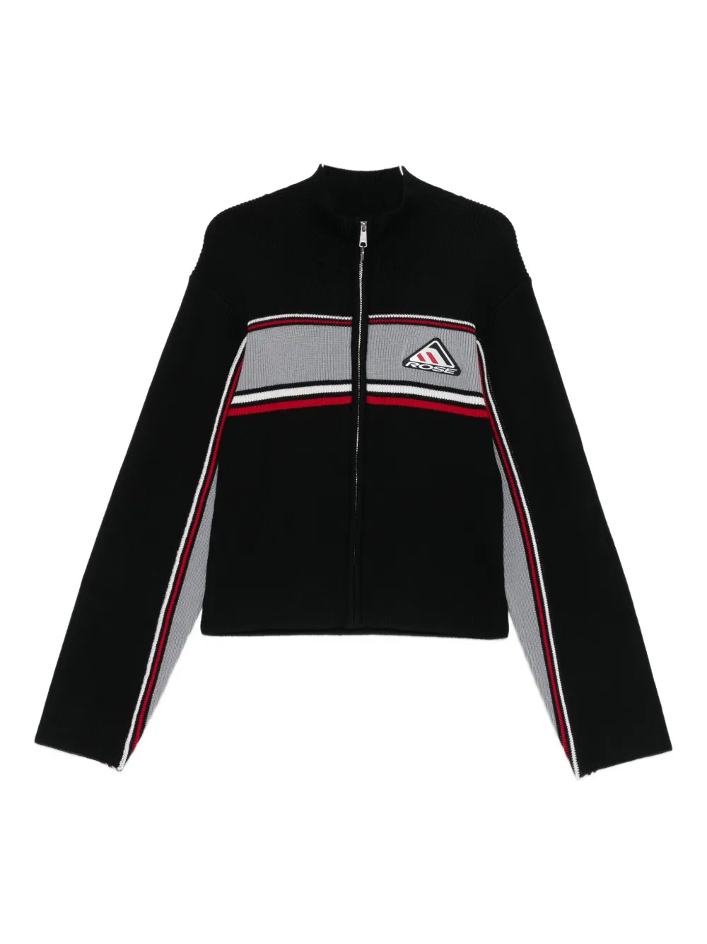 

Куртка на молнии с ребристыми панелями Martine Rose, черный