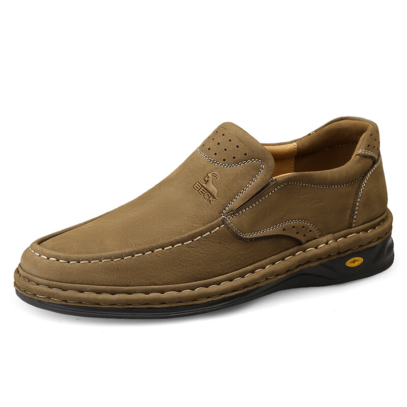 Туфли мужские Men"s Casual Men Low-Top Beck, хаки — фото 2