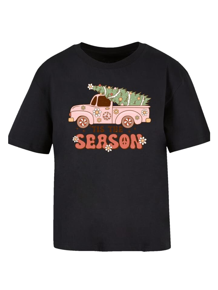 

Футболка F4NT4STIC Tee Tis The Season Weihnachten Drivin Home, черный