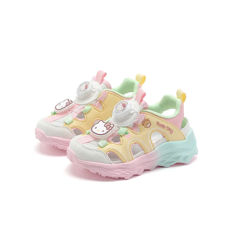 Кроссовки с увеличением роста Sanrio Hello Kitty желто-бежевые — фото 4