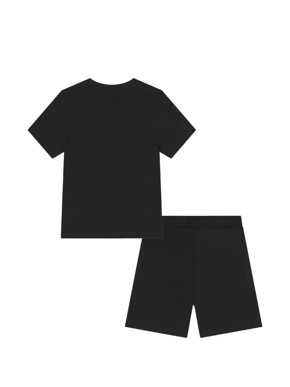 Комплект шорт с логотипом Emporio Armani Kids, черный — фото 2