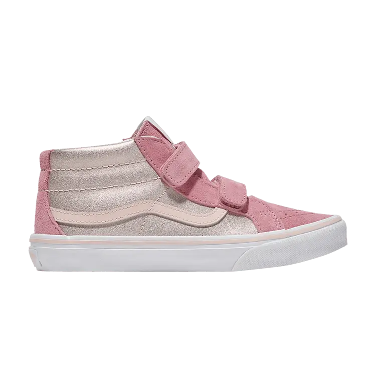 

Кроссовки Vans Sk8-Mid V Kids Metallic Pink, розовый