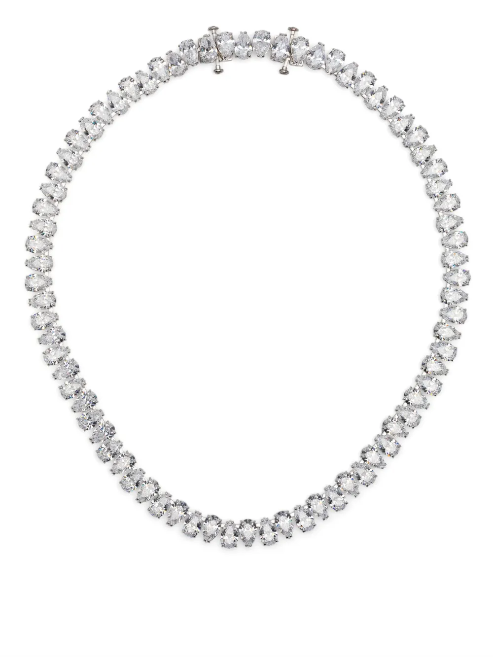 

Колье Matrix Swarovski, серебряный