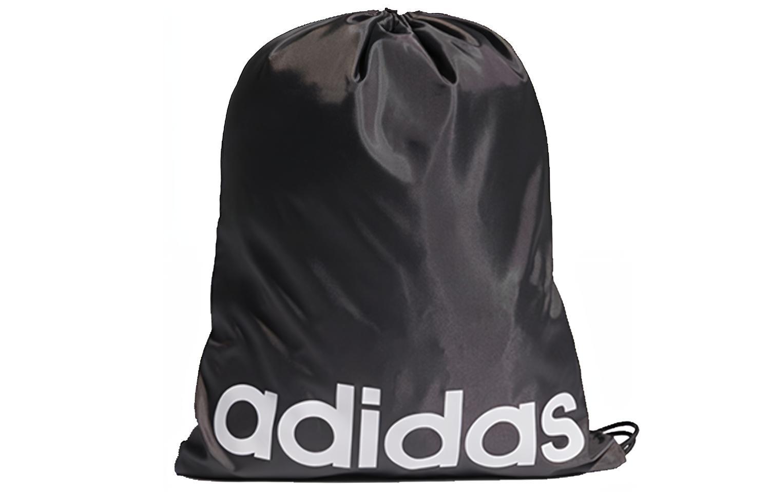 

Сумка спортивная тканевая на шнурке унисекс черная Adidas
