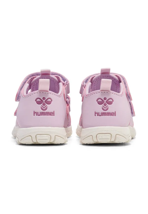 Детские сандалии для ходьбы на липучках Hummel, Winsome Orchid — фото 4