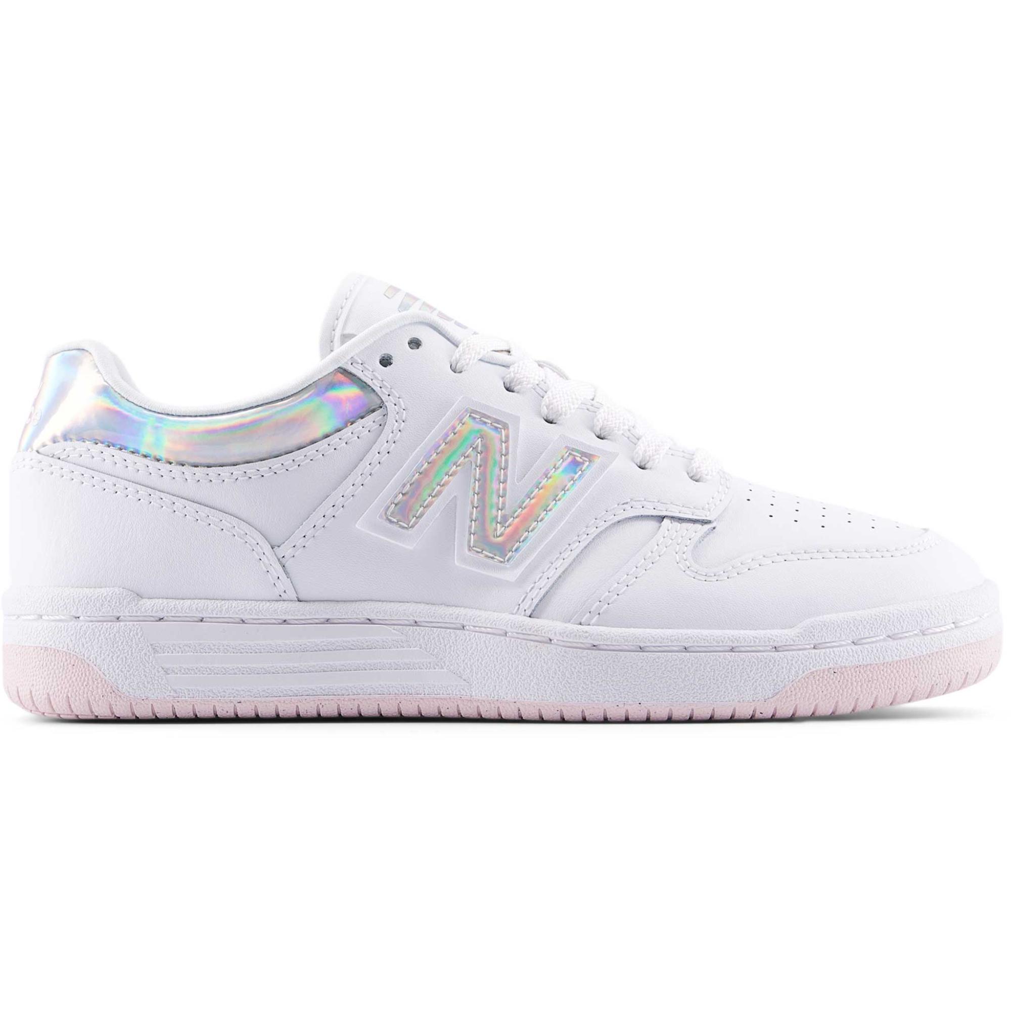 

Детские повседневные туфли 480 New Balance, White/Rose Sugar