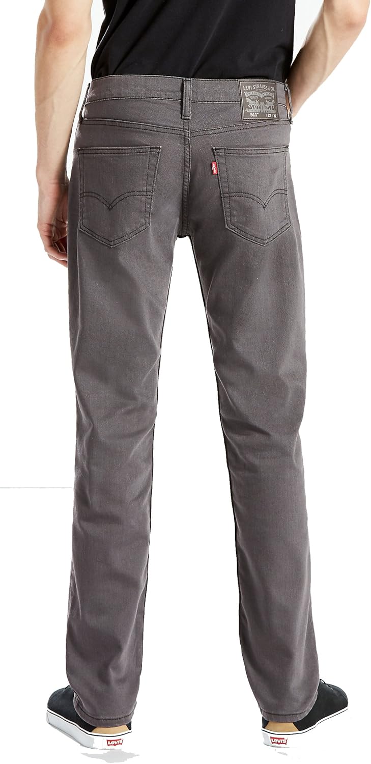 Мужские джинсы Levi's 511 Slim Fit (также доступны в размерах Big и Tall), Grey Black 3D - Stretch — фото 2