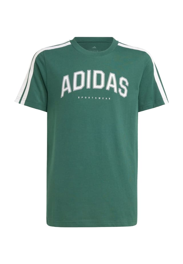 

Футболка хлопковая детская Adidas, цвет 0 collegiate gree