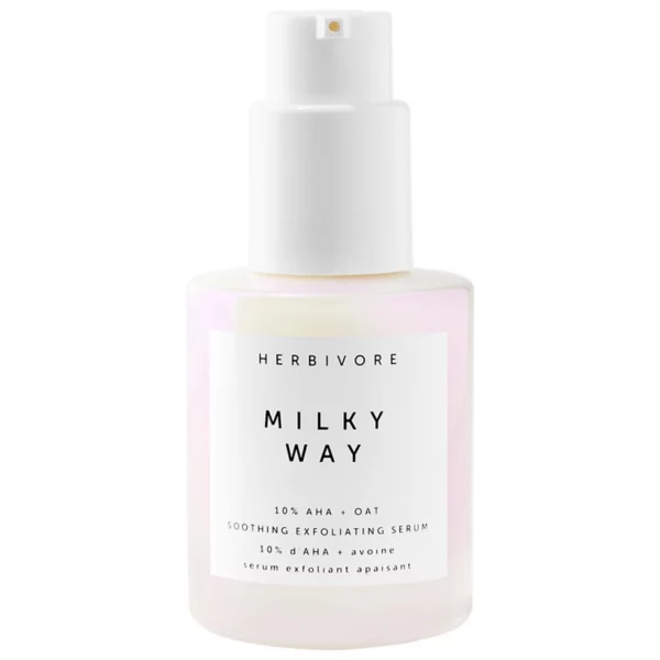 

Milky Way 10% aha + овсяная успокаивающая отшелушивающая сыворотка Herbivore Botanicals