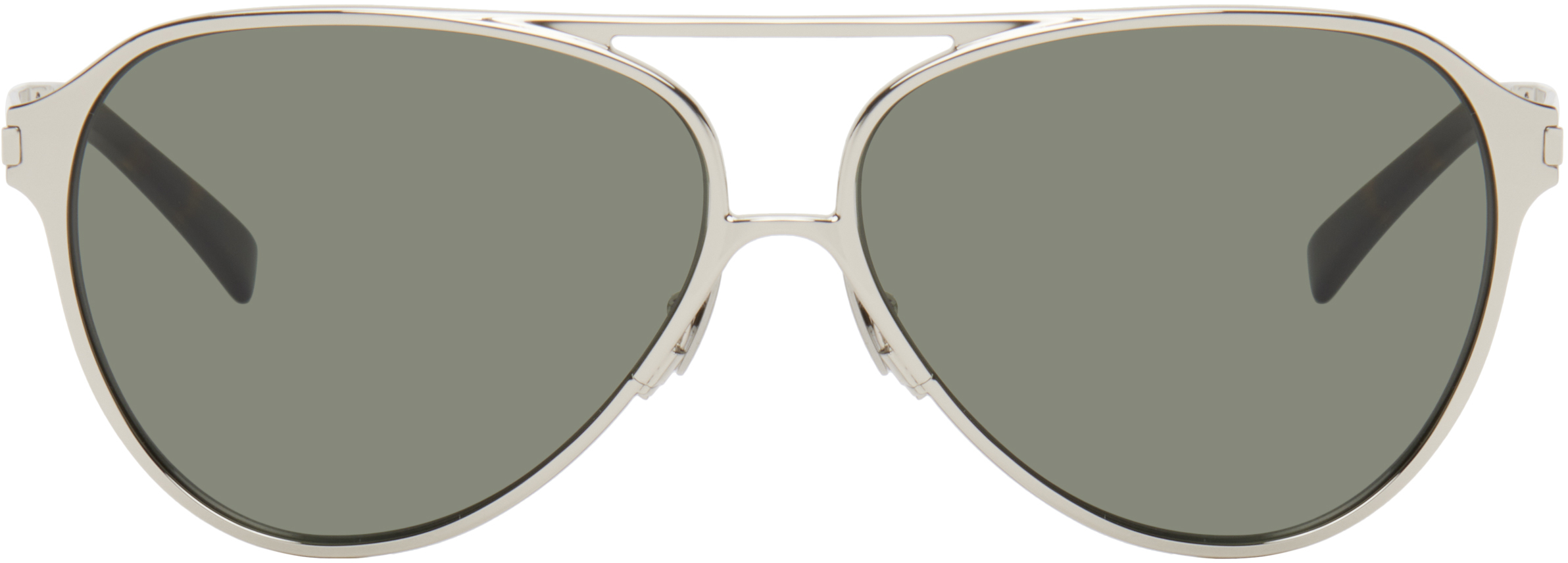 

Серебряные солнцезащитные очки SL 734 Saint Laurent