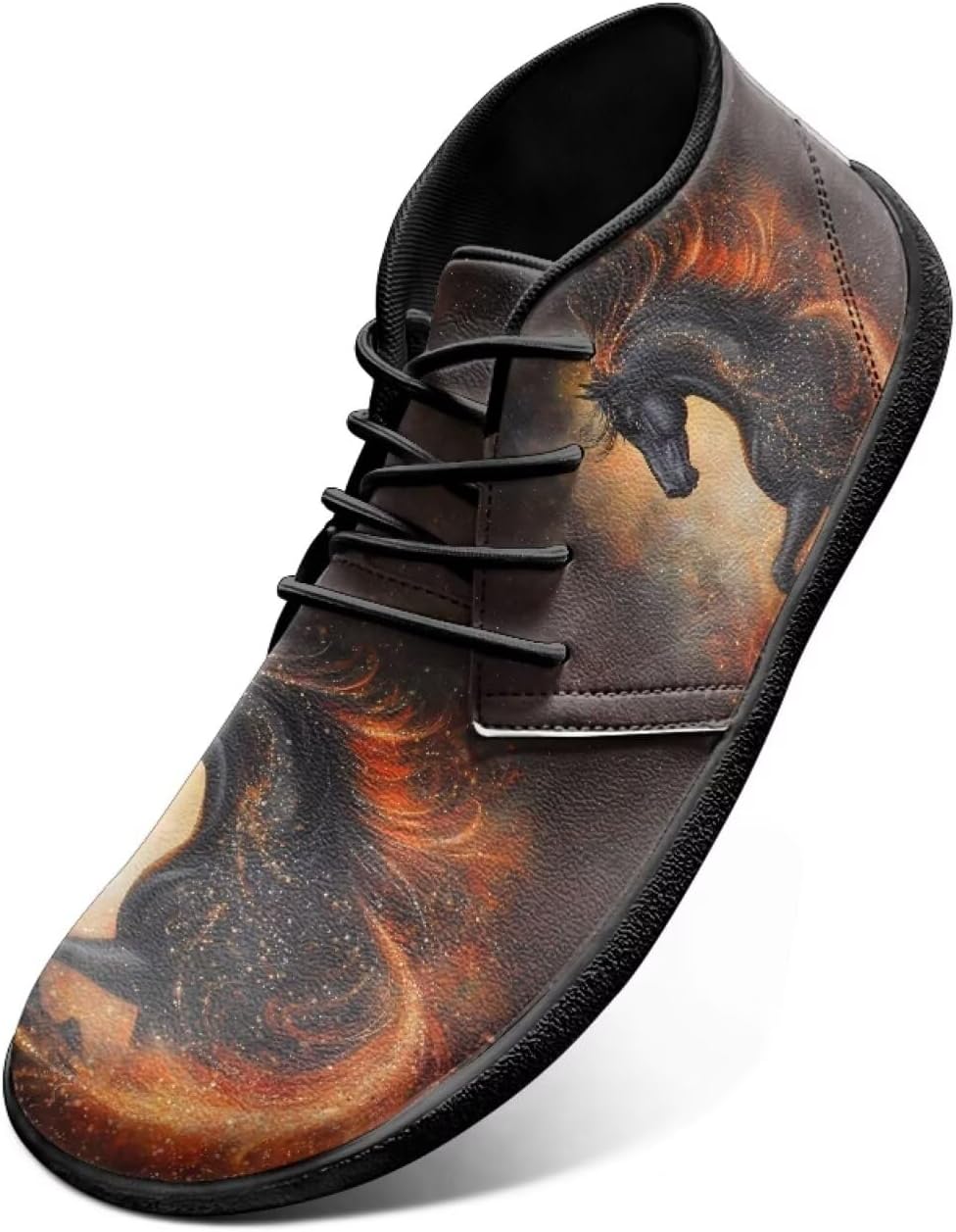 

Мужские кроссовки UNICEU для ходьбы с широкой ноской, обувь типа barefoot, повседневные теннисные кроссовки, комфортные, с нулевым перепадом, для спортсменов, фитнеса и моды, черный